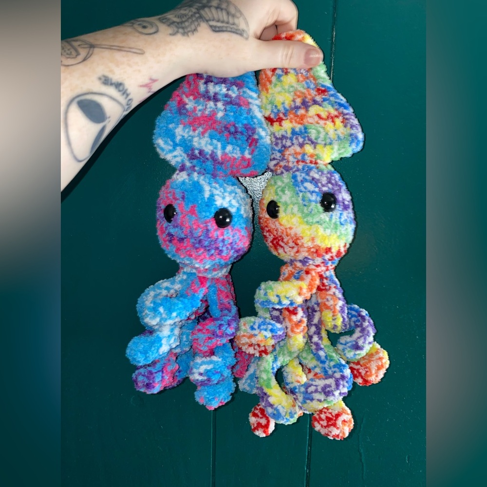 Colorful Crochet Octopus Plushies